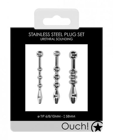 Urethral Sounding Metal Plug Set