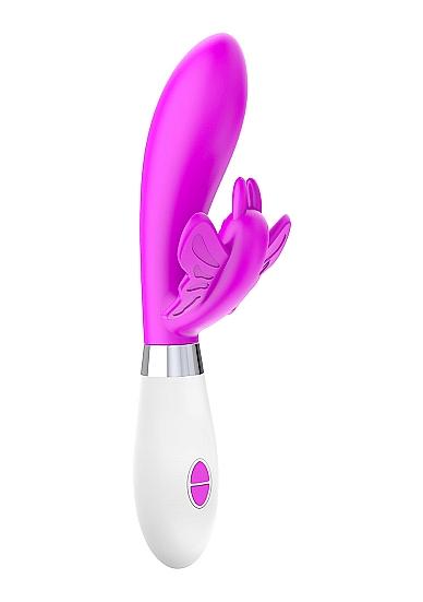 Luna Neon Alexios Ultra-soft Silicone Dual Stimulator Fuchsia