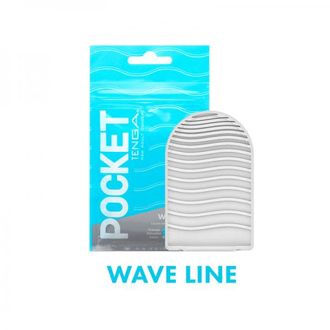 Tenga Pocket Masturbator Sleeve Wavy Line