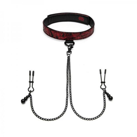 Fifty Shades Of Grey Sweet Anticipation Collar Nipple Clamps