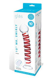 Glas Mr. Swirly Dildo 10 In.