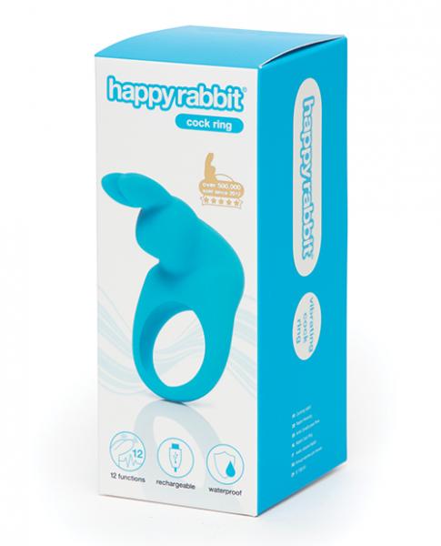 Happy Rabbit Rechargeable Cock Ring Blue