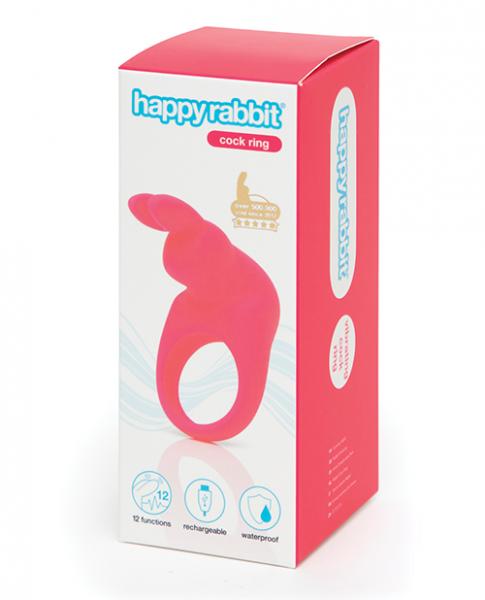 Happy Rabbit Rechargeable Cock Ring Pink