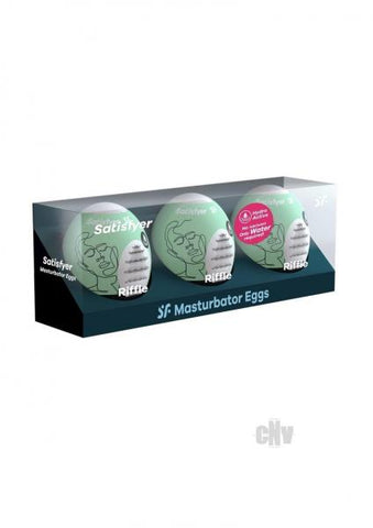 Satisfyer Masturbator Egg 3er Set Riffle