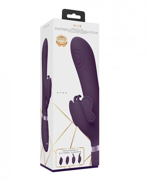 Vive Etsu Pulse Wave Gspot Rabbit Purple