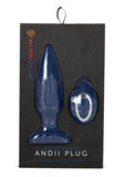 Sensuelle Andii Plug W/roller  Navy Blue