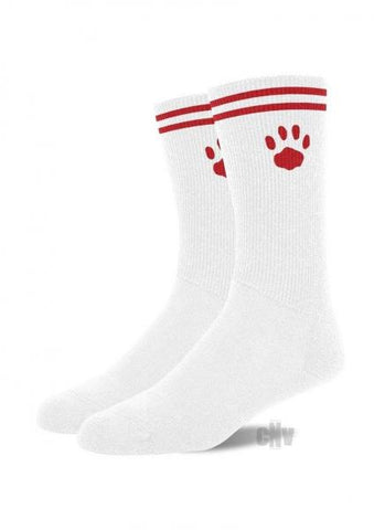 Prowler Red Crew Socks Wht/red