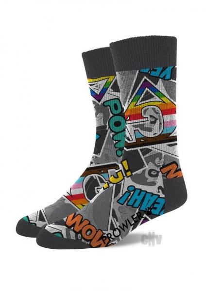 Prowler Comic Book Socks Multicolor