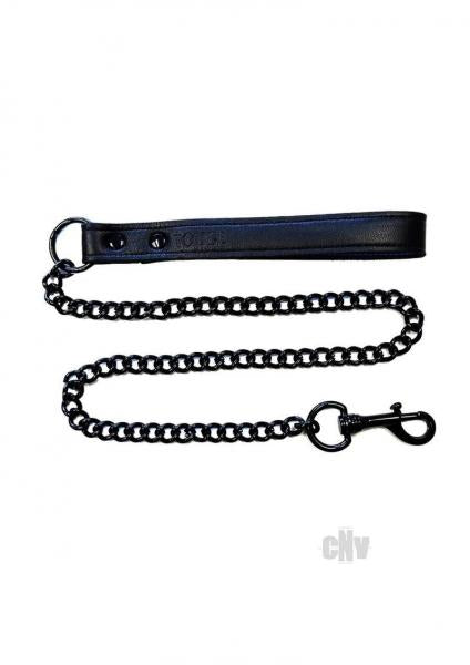 Leather Lead Black