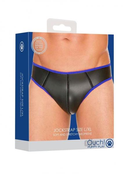 Ouch Neoprene Jockstrap L/xl Blue