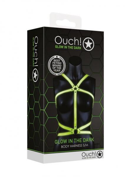 Ouch Body Harness Gitd S/m