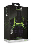 Ouch Buckle Bulldog Harness L/xl Gitd