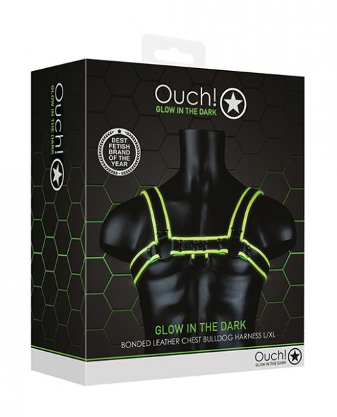 Ouch Chest Bulldog Harness L/xl Gitd