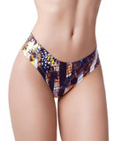 =mememe Go Wild Snake Printed Thong Md