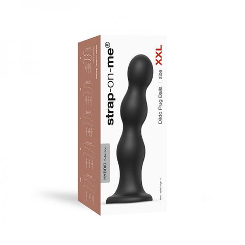 Strap-on-me Dildo Plug Balls Xxl Black