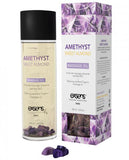 Exsens Of Paris Organic Massage Oil Sweet Almond Amethyst Crystals