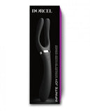 =dorcel Infinite Joy Bendable Forked Vibrator - Black