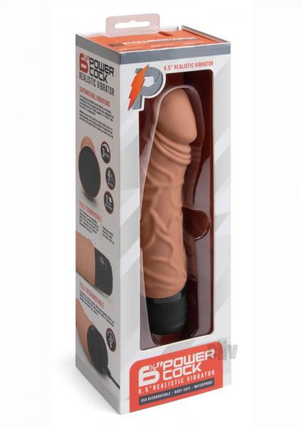 Pc Realistic Vibrator 6.5 Mocha