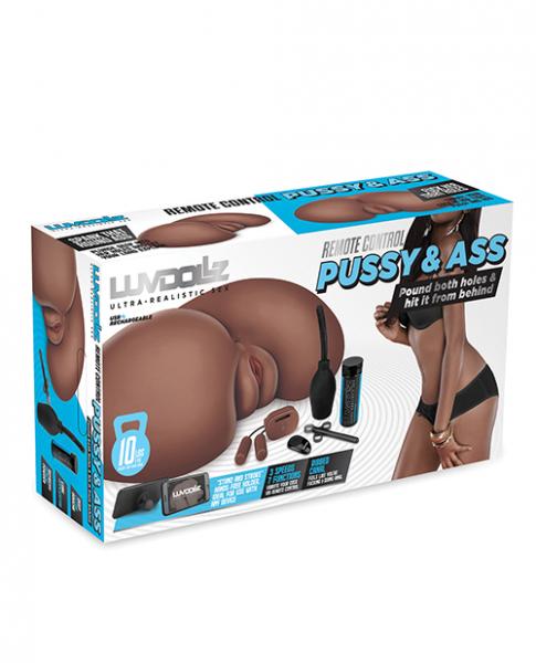 Ld Remote Vibrating Butt Mocha