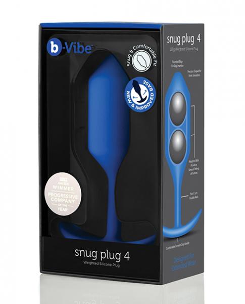 B Vibe Snug Plug 4 Navy (net)