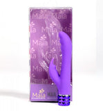 Rechargeable Silicone Rabbit Vibe Hailey Neon Purple