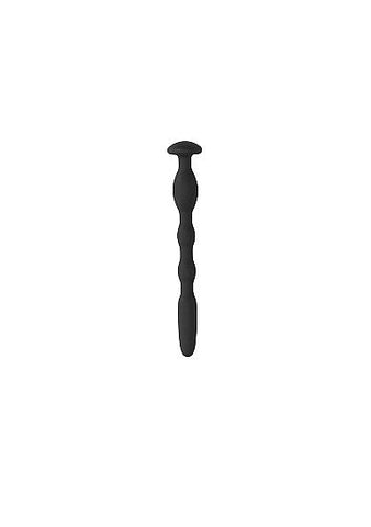 Ouch! Urethral Sounding - Silicone Cock Pin - Black - 11 Mm