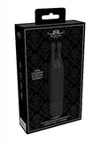 Royal Gems Twinkle Silicone Bullet Rechargeable Black