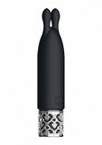 Royal Gems Twinkle Silicone Bullet Rechargeable Black