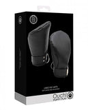 Puppy Play Neoprene Lined Fist Mitts Black