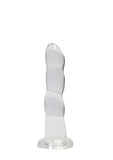 Realrock Non Realistic Dildo W Suction Cup 7in Transparent