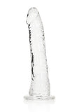 Realrock Slim Dildo 6in Transparent