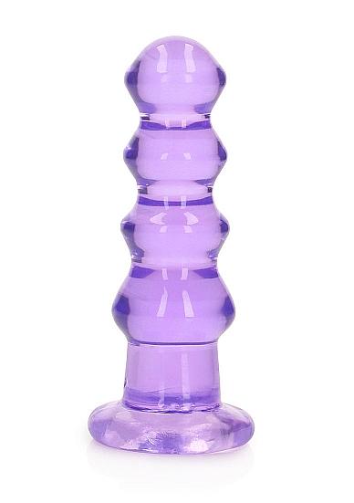 Realrock Curvy Dildo Or Butt Plug Purple