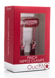 Ouch Pinch Nipple Clamps Red