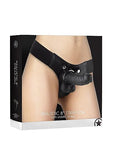 Ouch Realistic 8 inches Strap On Black O/S