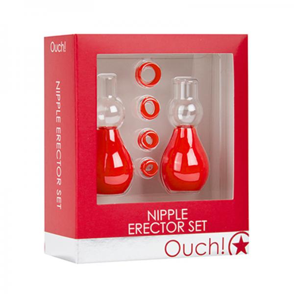 Ouch Nipple Erector Set Red