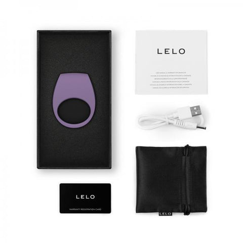 Lelo Tor 3 Vibrating Cockring Violet Dust