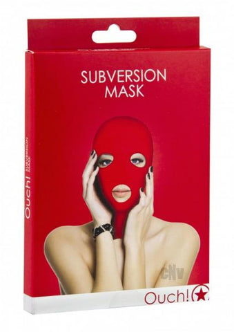 Ouch Subversion Mask Red