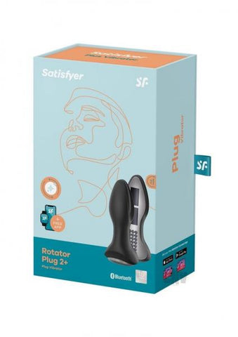 Satisfyer Rotator Plug 2 Plus Black