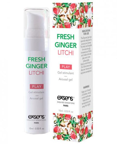 Exsens Arousal Gel Fresh Ginger Lychee 0.5 Oz.