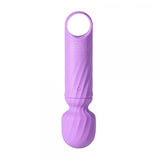 Dolly Purple Silicone Mini Wand Rechargeable