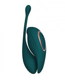 Twitch 2 Rechargeable Suction And Flapping Vibrator With Remote Control Vibrating Egg Forest Green