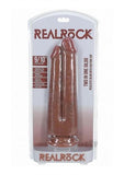 Realrock Two In One 9 In. / 10 In. Dildo Tan