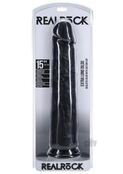 Realrock Xl Straight 15 Black