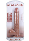 Realrock Xl Straight W Balls 14 Tan