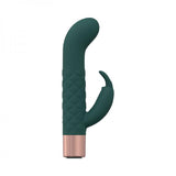 Loveline Devotion 10 Speed Mini-rabbit Silicone Rechargeable Waterproof Forest Green