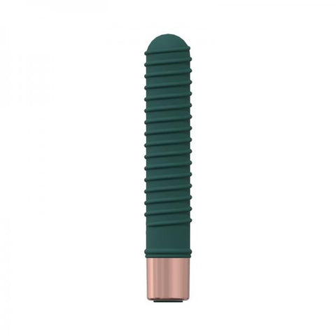 Loveline Poise 10 Speed Mini-vibe Silicone Rechargeable Waterproof Forest Green