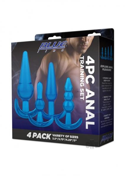 Blue Line Anal Training Set 4pc Blue