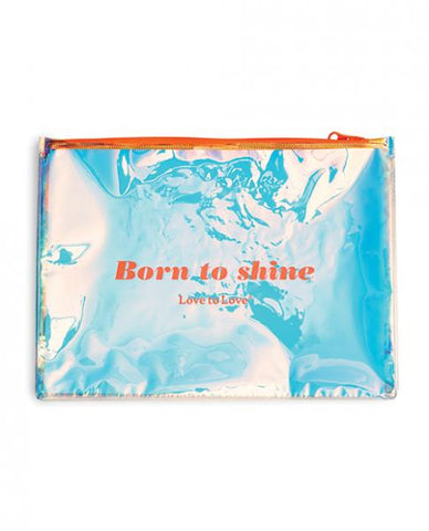 '=love To Love Born To Shine Pouch - Vivid Orange