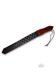 Prowler Red Leather Wood Studded Blk