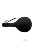 Padded Leather Ping Pong Paddle Black